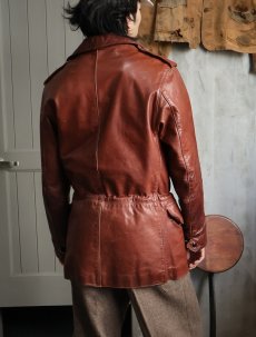 画像3: 70's "M-65 TYPE" レザージャケット SIZE38 (3)