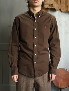 画像3: Ralph Lauren "CUSTOM FIT" コットンボタンダウンシャツ M (3)