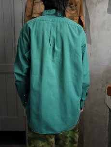 画像5: Ralph Lauren "BLAIRE" ロゴ刺繍 コットンボタンダウンシャツ L (5)