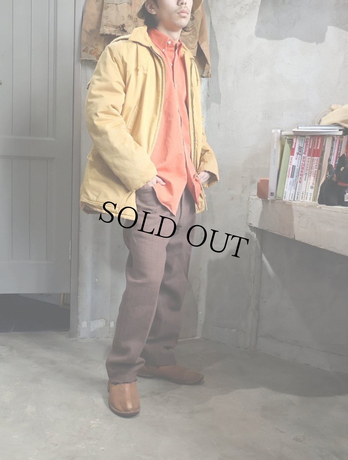 画像2: 80's Eddie Bauer チェック柄 メルトンウールスラックス W34 (2)