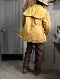 画像3: 50's Sears JC Higgins キルティングライナー 中綿入り ラビットフード ハンティングジャケット (3)