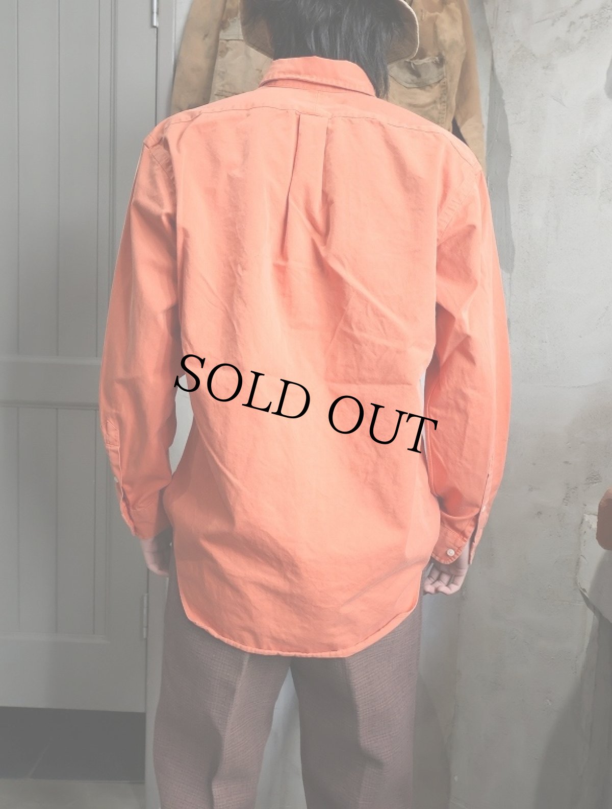 画像4: Ralph Lauren "BLAKE" ロゴ刺繍 コットンボタンダウンシャツ S (4)