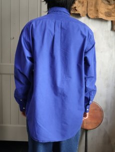 画像4: Ralph Lauren "BLAKE" ロゴ刺繍 コットンボタンダウンシャツ L (4)