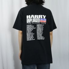 画像4: 90's USA製 "HARRY UNPLUGGED" パロディプリントTシャツ BLACK XL (4)