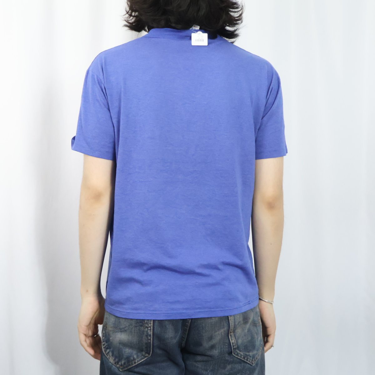 画像3: 80's RUSSELL ATHLETIC USA製 "HULL TRACK" ウイングフット プリントTシャツ M (3)