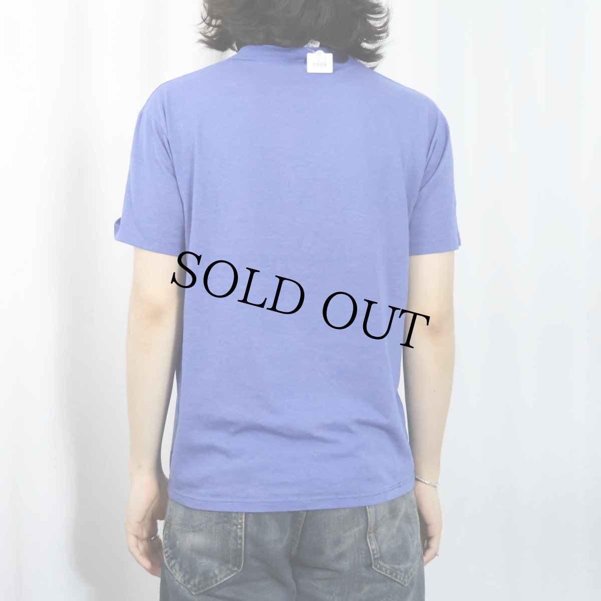 画像3: 80's RUSSELL ATHLETIC USA製 "HULL TRACK" ウイングフット プリントTシャツ M (3)