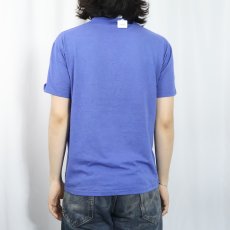 画像3: 80's RUSSELL ATHLETIC USA製 "HULL TRACK" ウイングフット プリントTシャツ M (3)
