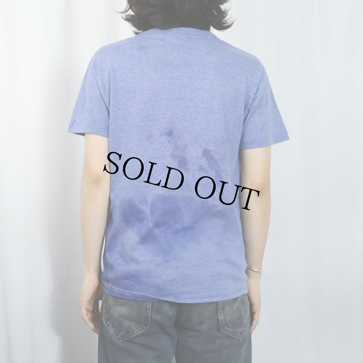画像3: 80's RUSSELL ATHLETIC USA製 "WELLSVILLE MAT MEN" プリントTシャツ M (3)