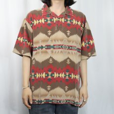 画像2: POLO Ralph Lauren ネイティブ柄 ポロシャツ XL (2)