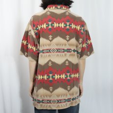 画像3: POLO Ralph Lauren ネイティブ柄 ポロシャツ XL (3)