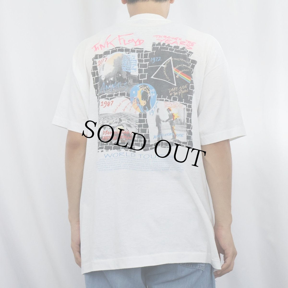 画像4: 90's PINK FLOYD ロックバンドツアーTシャツ XL (4)