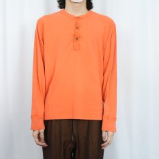 画像2: POLO Ralph Lauren 猫目ボタン ヘンリーネックロンＴＬ (2)