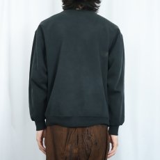 画像3: 90's RUSSELL ATHLETIC USA製 前V 無地スウェット BLACK L  (3)
