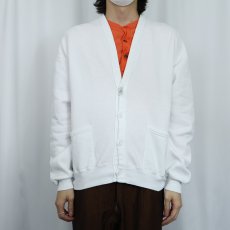 画像2: 80's JERZEES USA製 スウェットカーディガン ONESIZE (2)