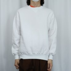 画像2: 90's RUSSELL ATHLETIC USA製 前V 無地スウェット L  (2)