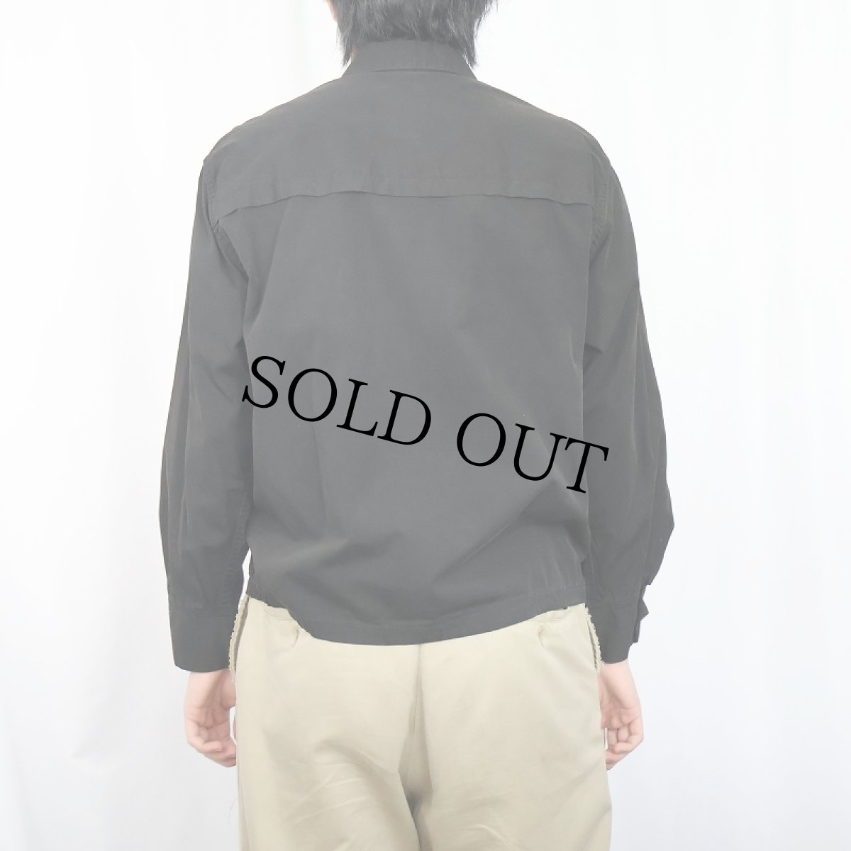 画像3: 50〜60's HART MFG. CO. 猫目ボタン コットンワークジャケット BLACK (3)