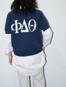 画像2: 60's FSSC "PHI DELTA THETA" 半袖スウェット NAVY  (2)