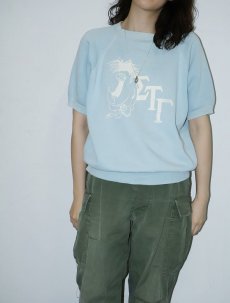 画像1: 60's モンスタープリント 半袖スウェット  (1)