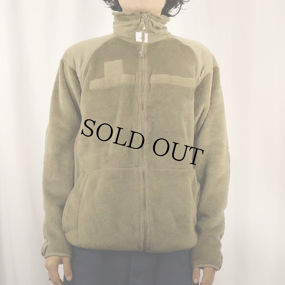 画像2: U.S.MILITARY ECWCS GEN3 Cold Weather コヨーテフリースジャケット SMALL-REGULAR (2)