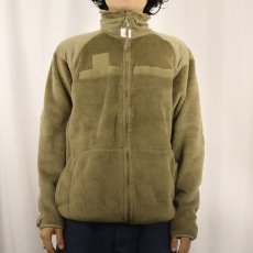 画像2: U.S.MILITARY ECWCS GEN3 Cold Weather コヨーテフリースジャケット SMALL-REGULAR (2)