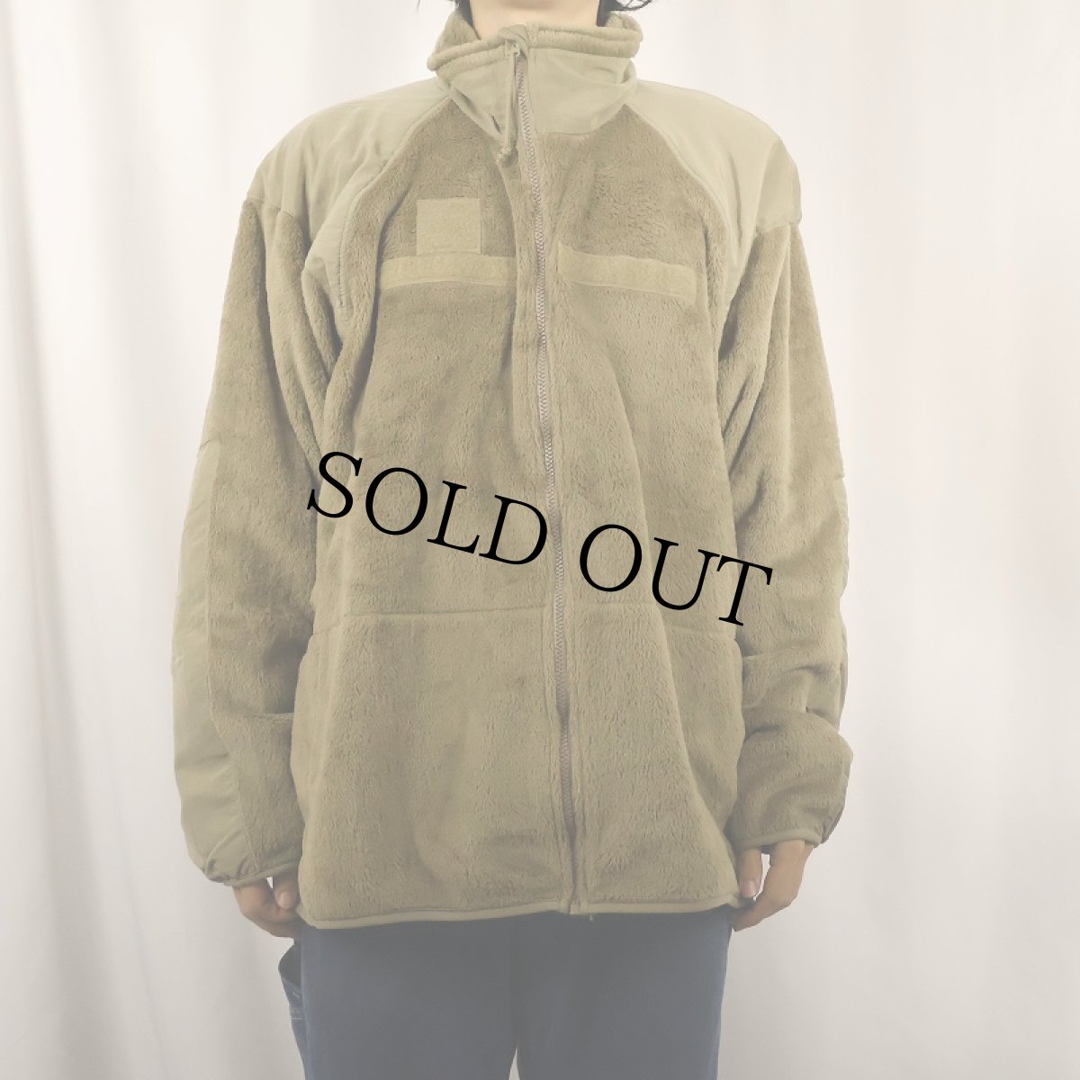 画像2: U.S.MILITARY ECWCS GEN3 Cold Weather コヨーテフリースジャケット X-LARGE-REGULAR (2)