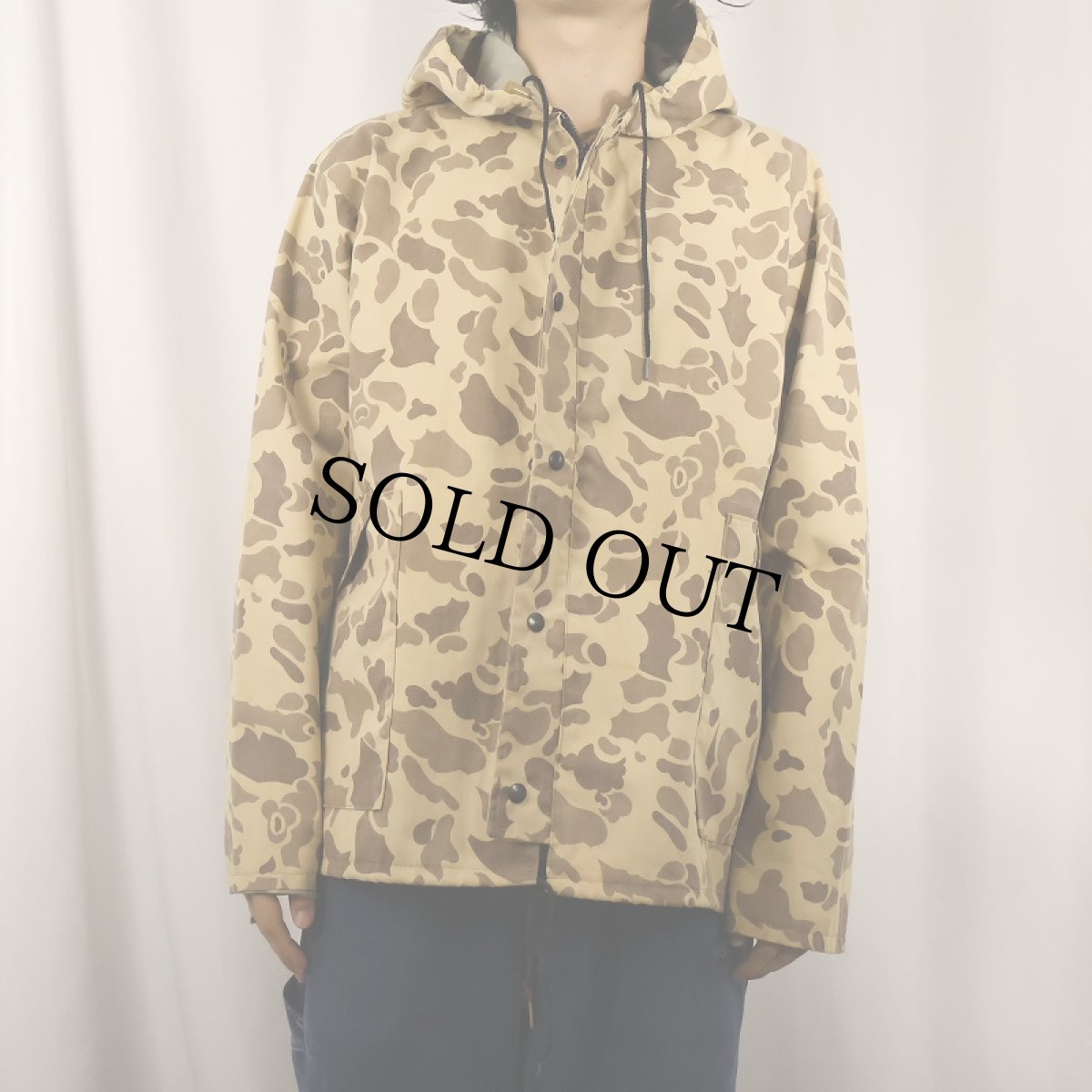 画像2: 90's JOHNSON GARMENT USA製 ダックハンターカモ柄 マウンテンパーカー M (2)