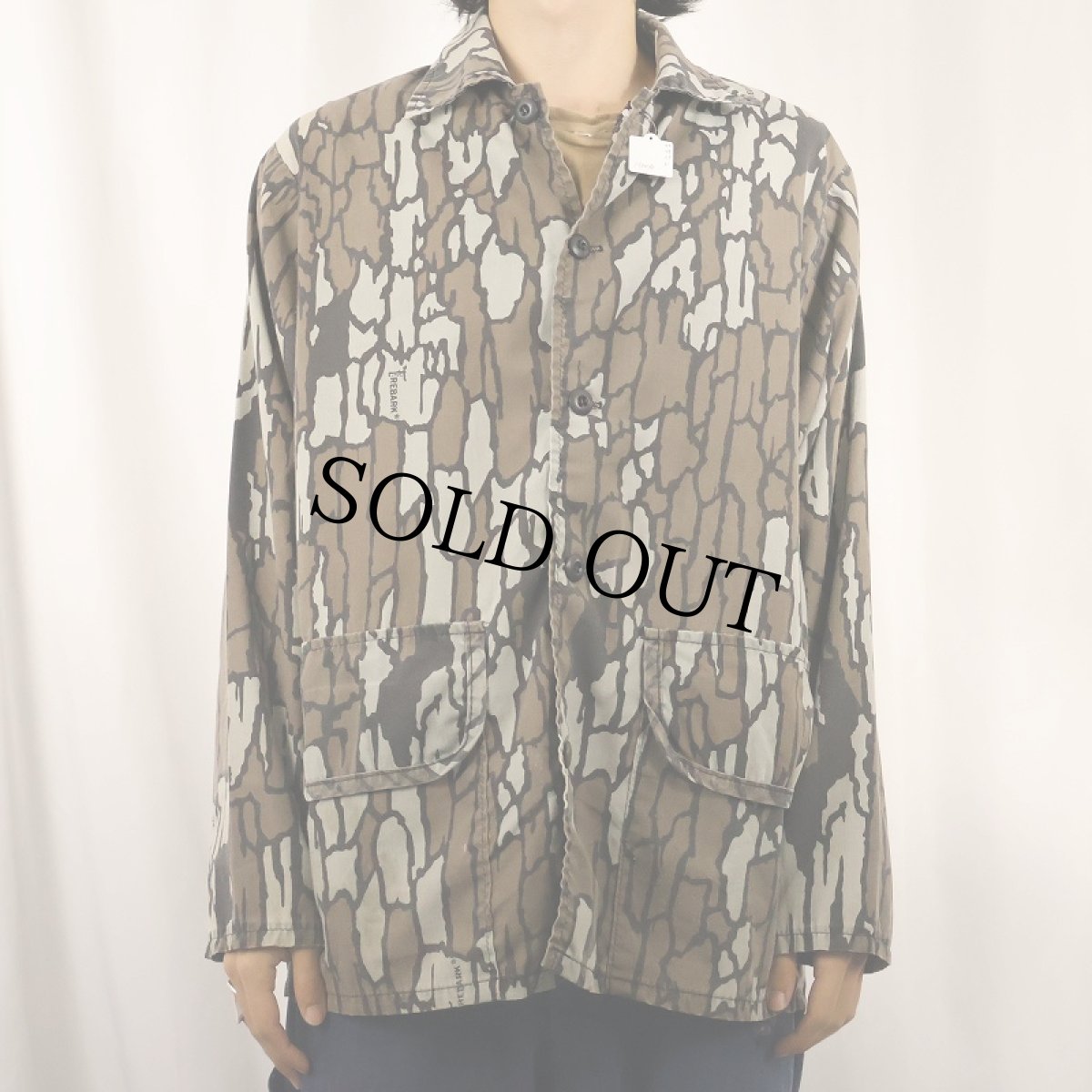 画像2: 80's SAFTBAK USA製 トレバークカモ柄 ハンティングジャケット (2)