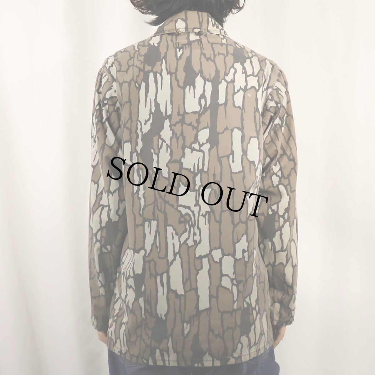 画像3: 80's SAFTBAK USA製 トレバークカモ柄 ハンティングジャケット (3)