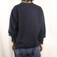 画像3: 70's PENDLETON USA製 チェック柄切り替え ウールニットカーディガン XL  (3)