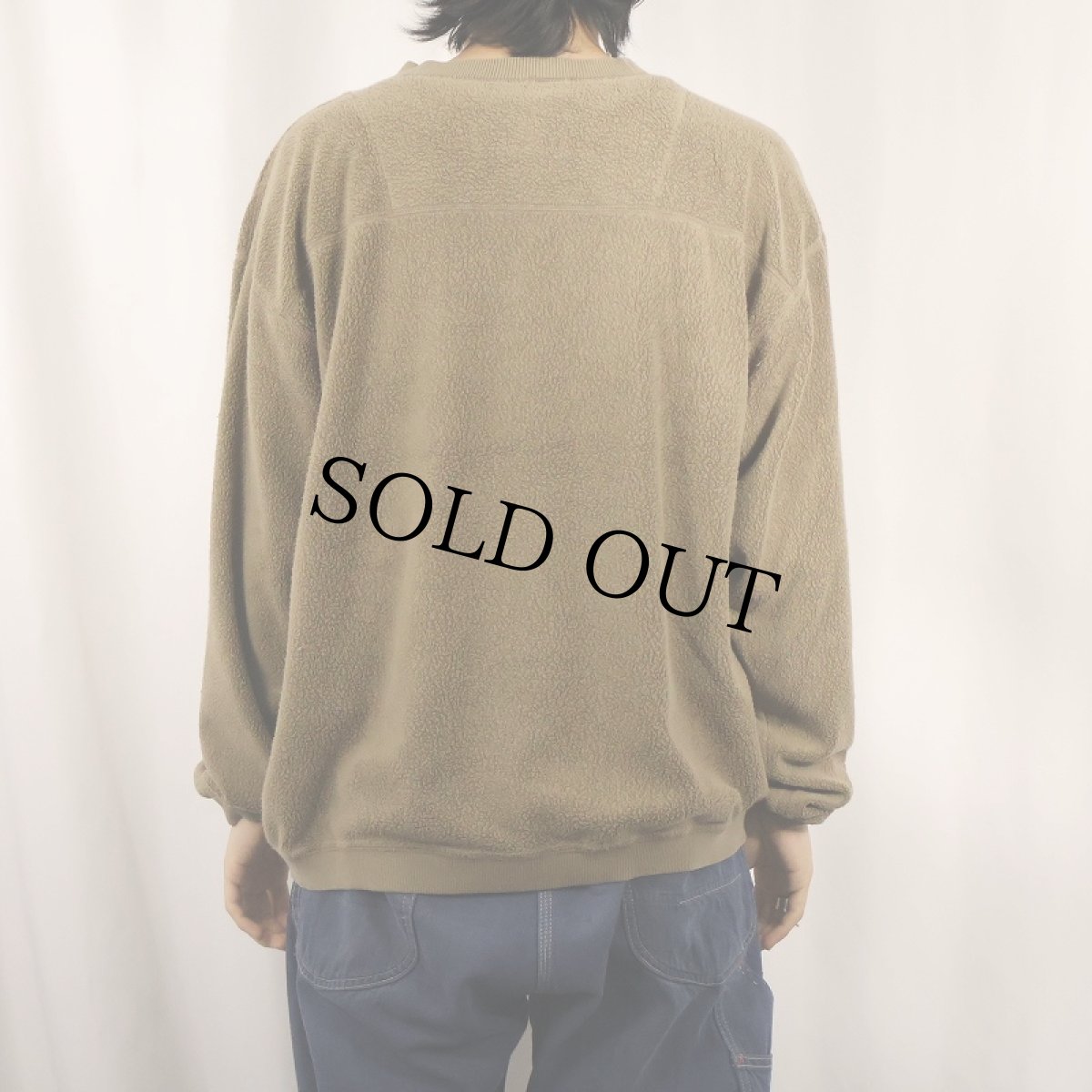 画像3: THE TERRITORY AHEAD 無地 パイルスウェット L (3)