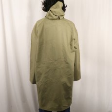 画像4: GALLIANO リバーシブル ゴム引き×ラバー レインコート XL (4)