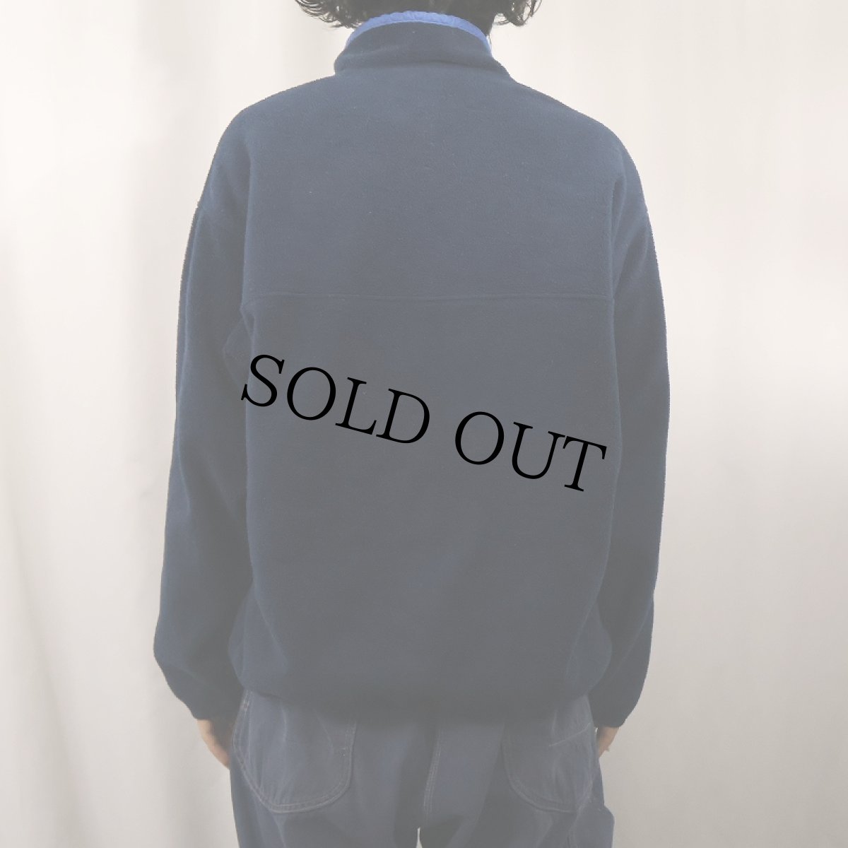 画像3: 90〜2000's Patagonia USA製 スナップT NAVY L (3)