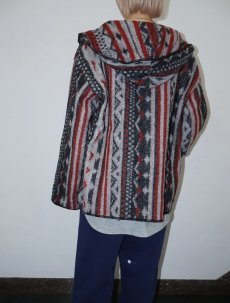 画像1: 総柄 ウールラグパーカー (1)