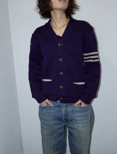 画像2: 50's Kandel アワードニットカーディガン (2)