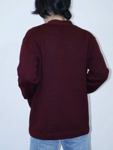 画像2: 50's ウールニットカーディガン (2)