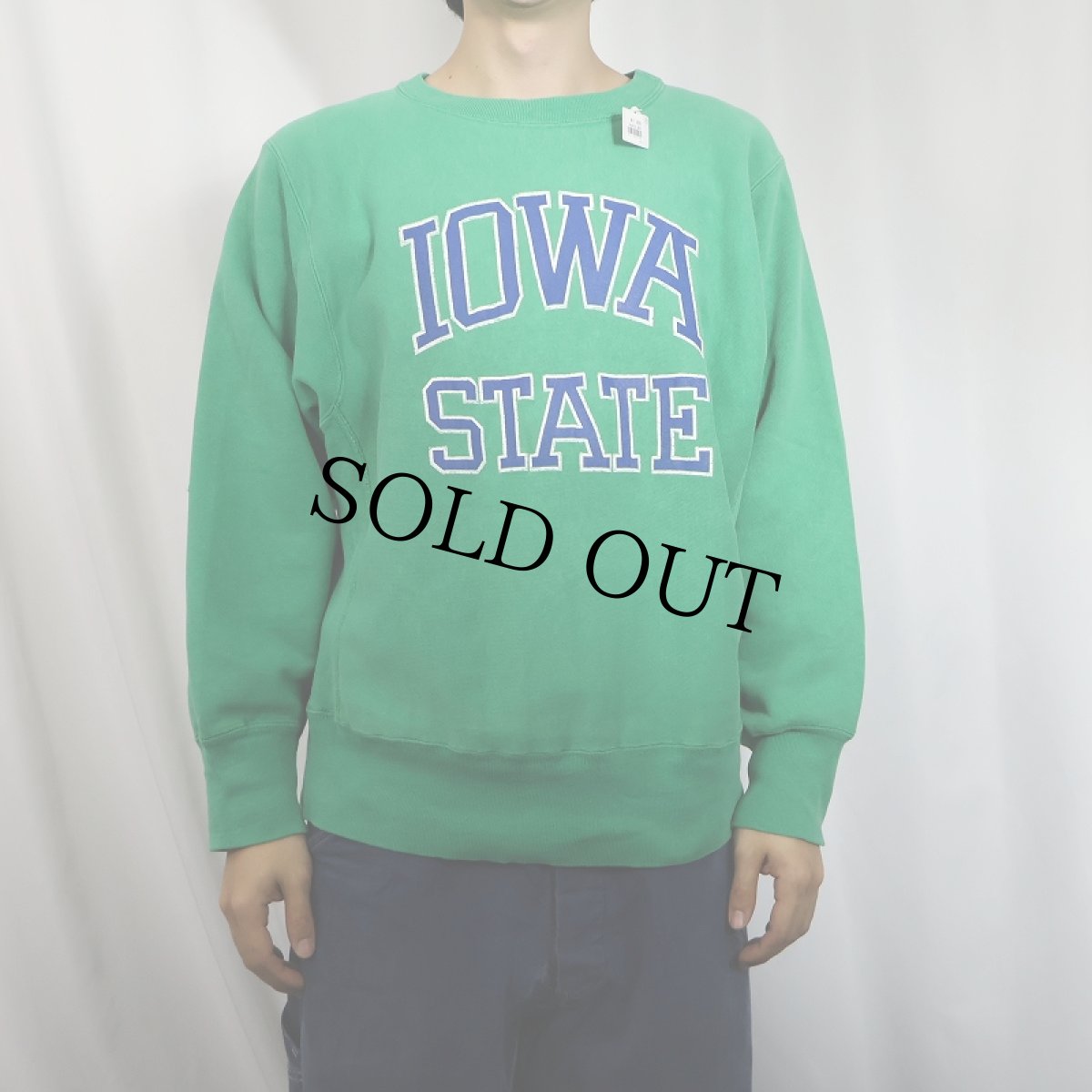 画像2: 80's Champion REVERSE WEAVE "IOWA STATE" プリントスウェット (2)