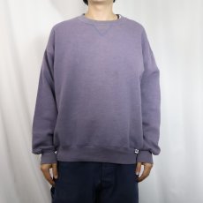 画像2: 90's RUSSELL ATHLETIC USA製 前V 無地スウェット L (2)