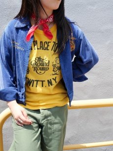 画像1: 70's THE GROUND ROUND プリントTシャツ M (1)