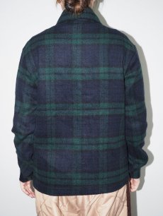 画像3: 90's POINTER USA製 ブラックウォッチ柄 ウールシャツジャケット XS (3)