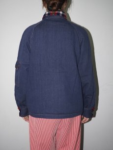 画像3: 70〜80's Valley Co バットダイ デニムジャケット L (3)