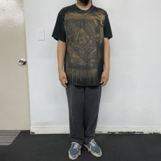 画像2: 【SALE】90's CANADA製 スカルデザイン 大判プリントTシャツ XL (2)