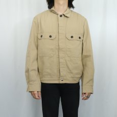 画像2: UNKNOWN コットンワークシャツジャケット SIZE48 (2)