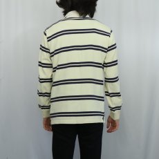 画像3: 80〜90's Brooks Brothers ボーダー柄 コットンラガーシャツ M (3)