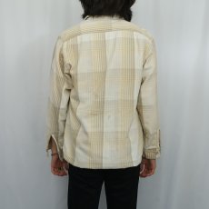 画像3: 90's FIVE BROTHER チェック柄 ヘビーネルシャツ M (3)