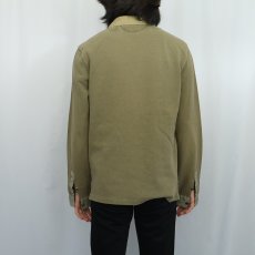 画像3: POLO Ralph Lauren マチ付き 鹿の子ラガーシャツ M (3)