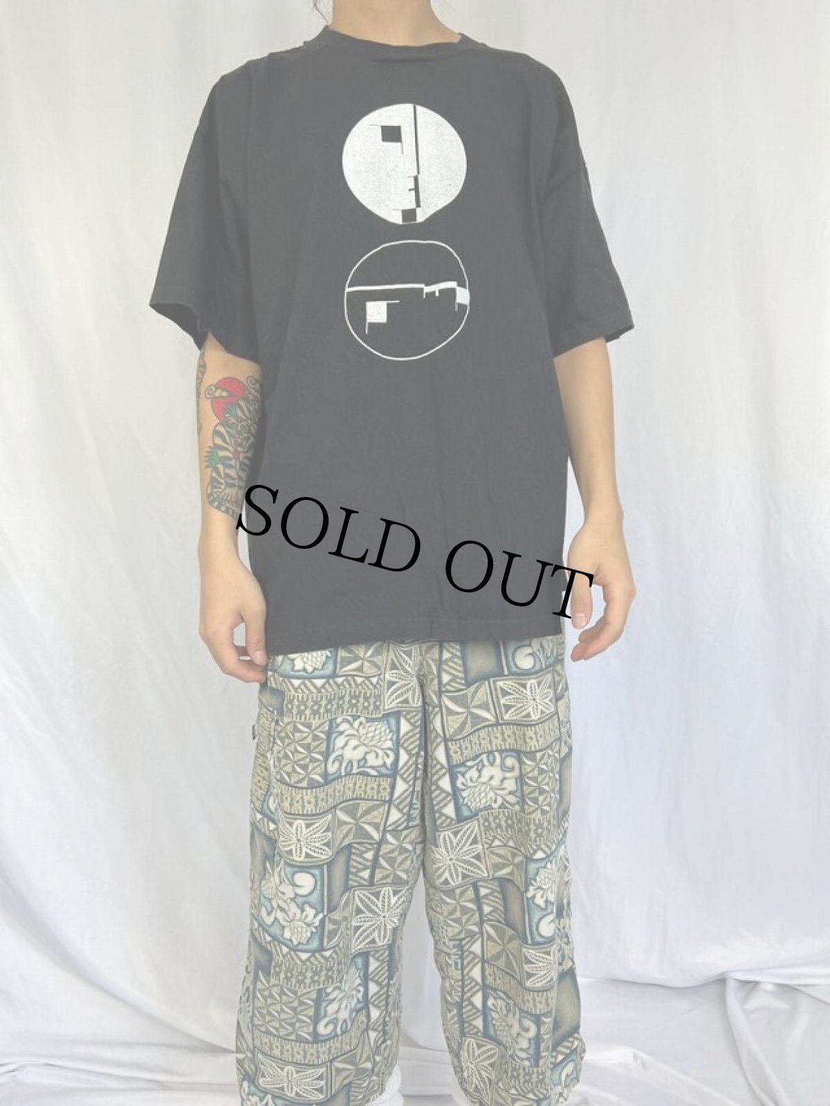画像2: 90's Bauhaus ロックバンドTシャツ DEADSTOCK XL (2)
