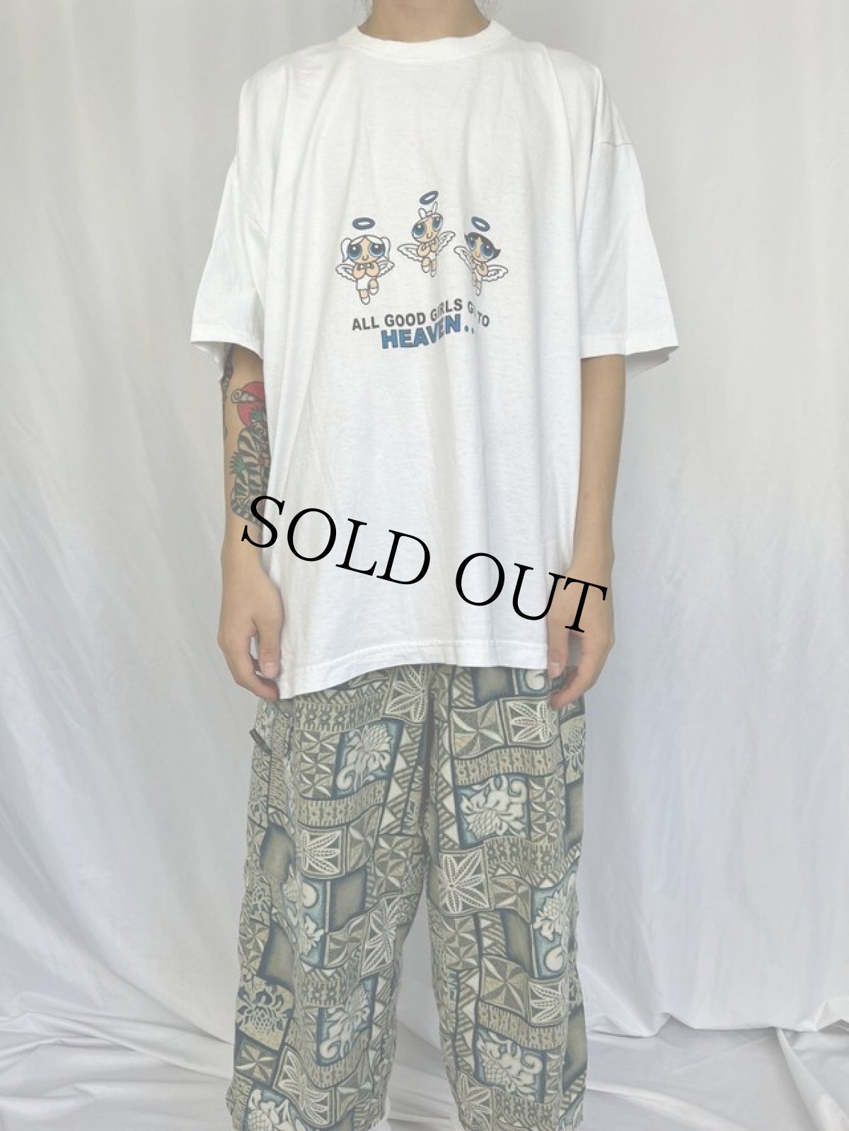 画像2: The Powerpuff Girls キャラクタープリントTシャツ XXL (2)