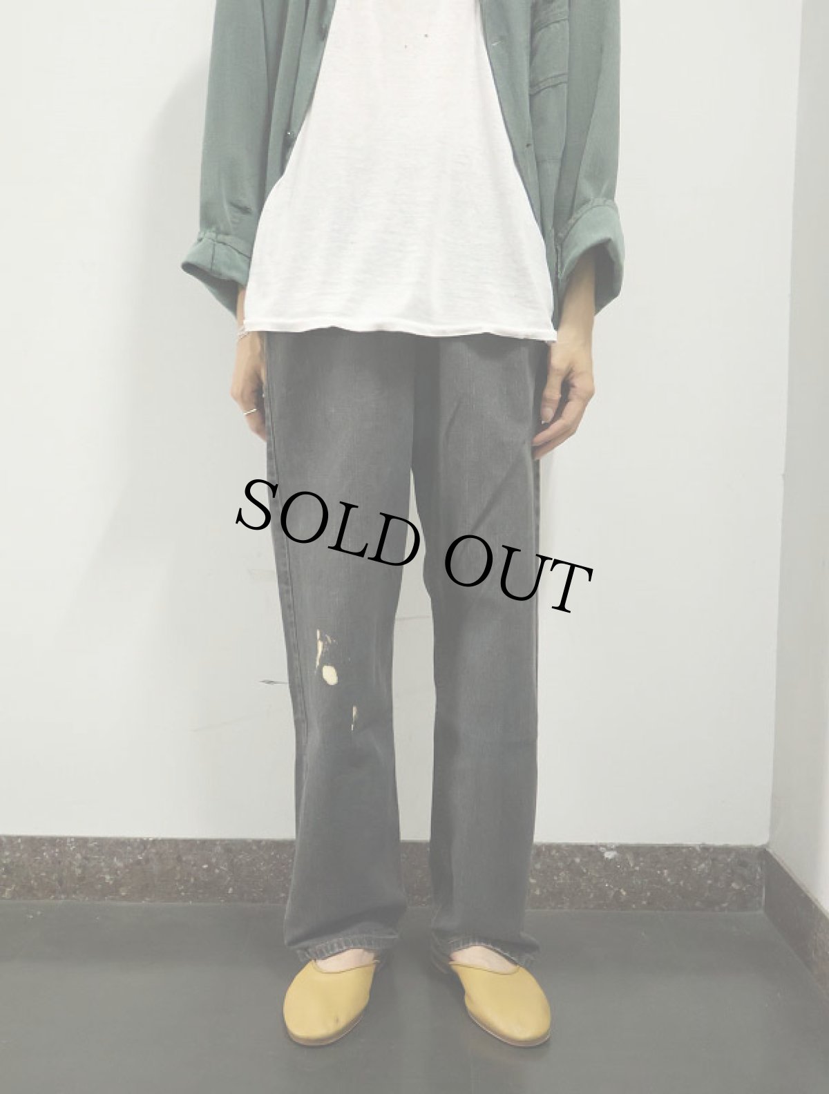 画像2: 2000's Levi's SILVERTAB "BAGGY" ブラックデニムパンツ W34 (2)