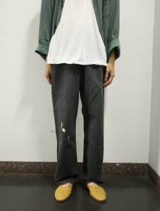 画像2: 2000's Levi's SILVERTAB "BAGGY" ブラックデニムパンツ W34 (2)
