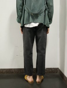 画像3: 90's Levi's SILVERTAB USA製 "BAGGY" ブラックデニムパンツ STUDENT W25 (3)